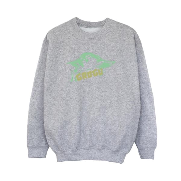 Star Wars Boys The Mandalorian Grogu The Child Splat Sweatshirt