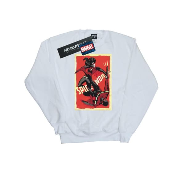Marvel Boys Spider-Woman Fight Sweatshirt