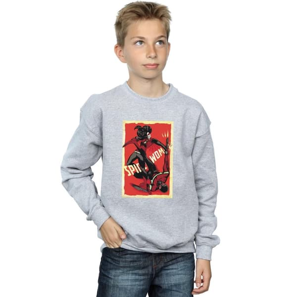 Marvel Boys Spider-Woman Fight Sweatshirt