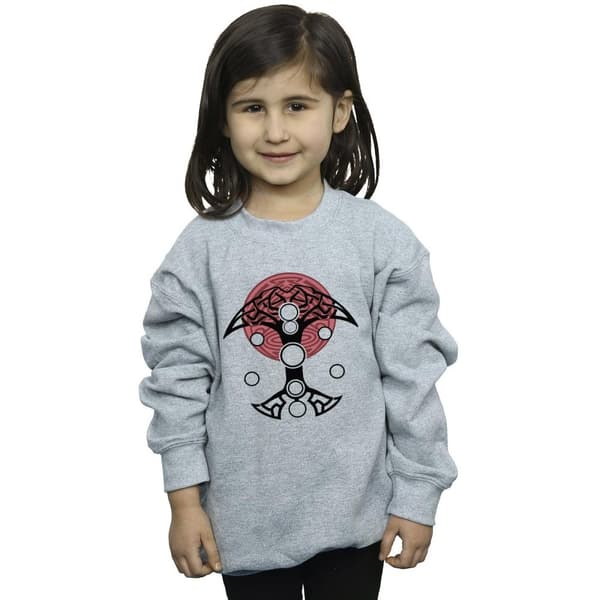 Marvel Girls Thor Love And Thunder Circles Sweatshirt