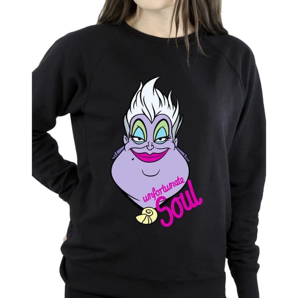 Disney Womens/Ladies Villains Ursula Unfortunate Soul Sweatshirt