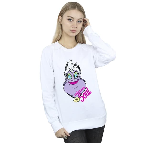 Disney Womens/Ladies Villains Ursula Unfortunate Soul Sweatshirt