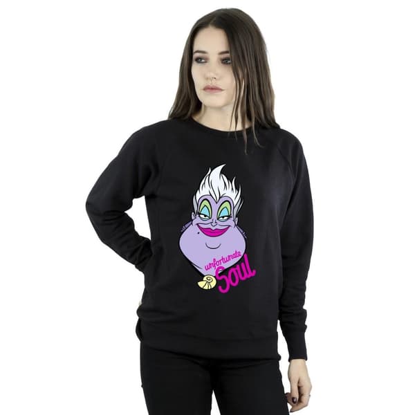 Disney Womens/Ladies Villains Ursula Unfortunate Soul Sweatshirt