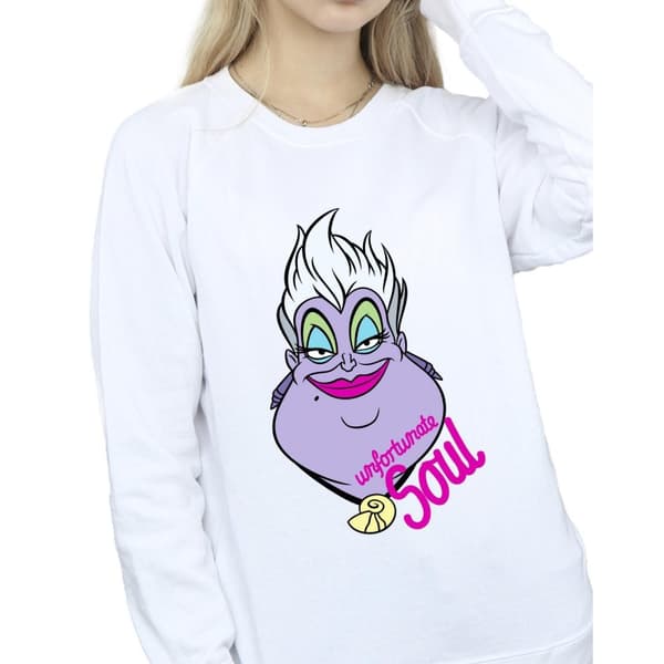 Disney Womens/Ladies Villains Ursula Unfortunate Soul Sweatshirt
