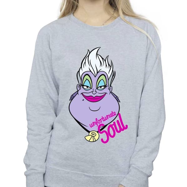 Disney Dam/kvinnor Villains Ursula Unfortunate Soul Sweatshirt