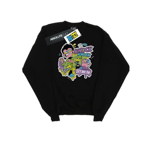 DC Comics Girls Teen Titans Go Knock Knock Sweatshirt