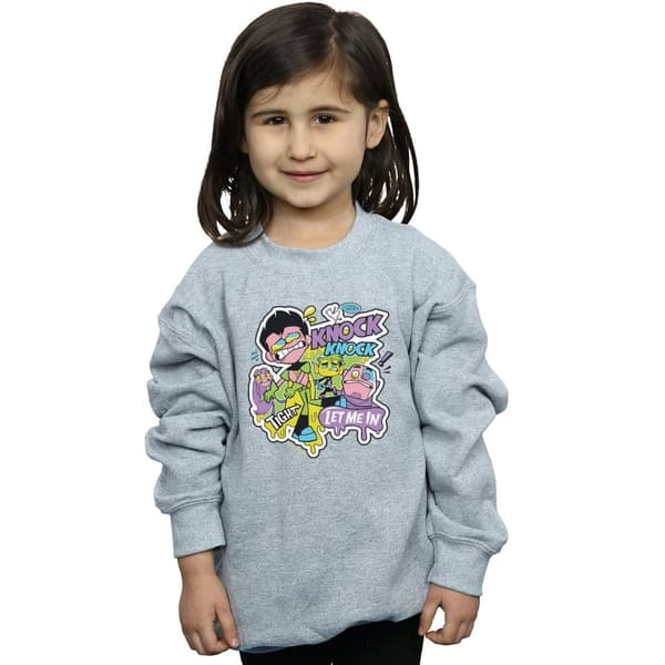 DC Comics Girls Teen Titans Go Knock Knock Sweatshirt