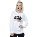 Miniatyrbilde 2 av 3: Star Wars Womens/Ladies The Mandalorian Logo Sweatshirt