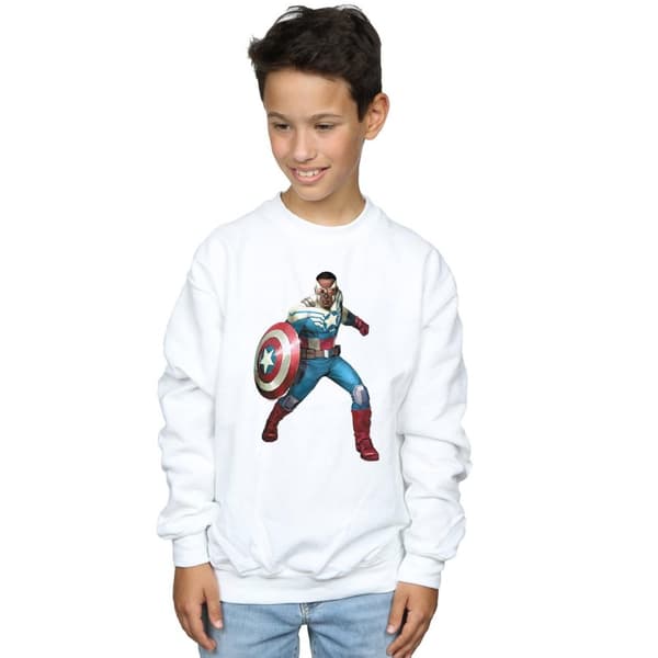 Marvel Boys Falcon Is Captain America Sweatshirt