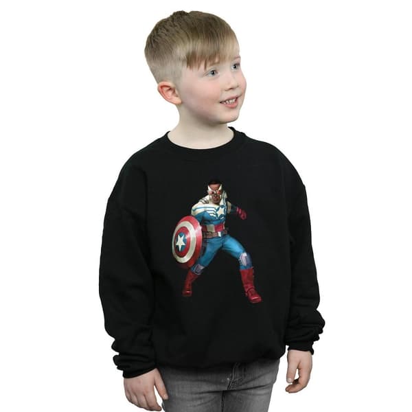 Marvel Boys Falcon Is Captain America Sweatshirt