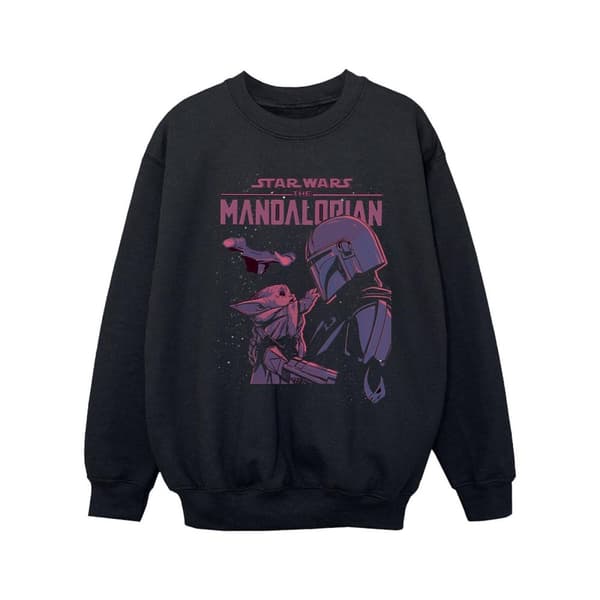 Star Wars Girls The Mandalorian Hello Friend Sweatshirt