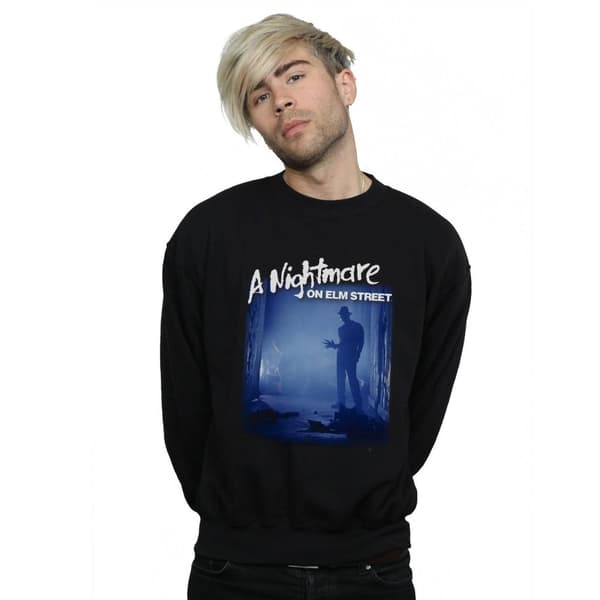 A Nightmare On Elm Street Mens Freddy Is Waiting Sweatshirt