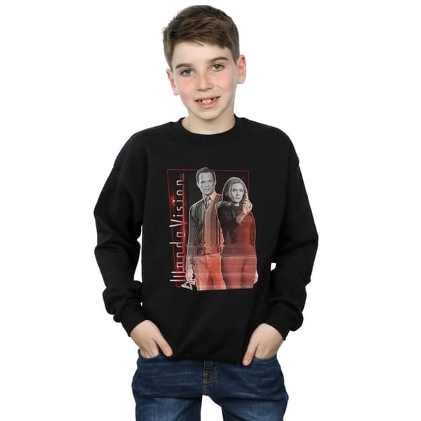 Marvel Boys WandaVision Interference Pose Sweatshirt