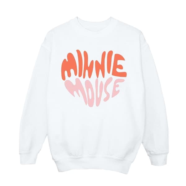 Disney Minnie Mouse Hjärtformad Sweatshirt för flickor