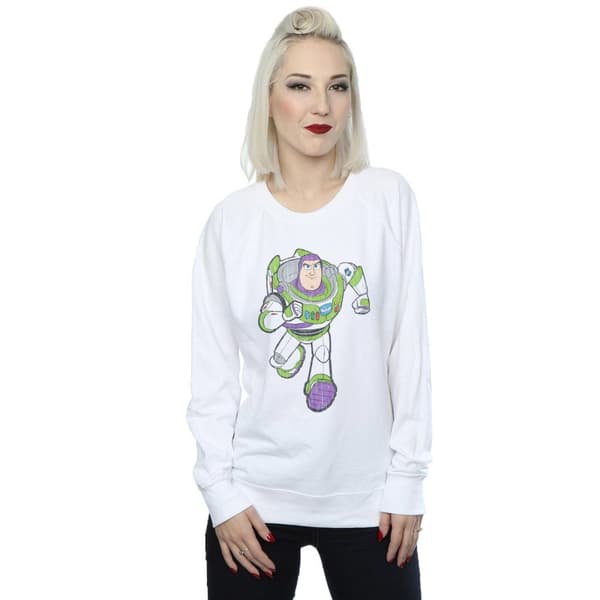 Disney Dam/Tjej Toy Story 4 Classic Buzz Lightyear Sweatshirt