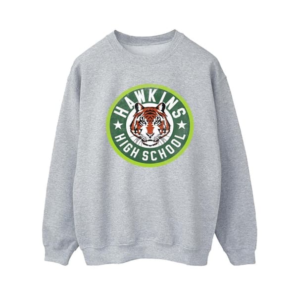 Netflix Womens/Ladies Stranger Things Hawkins Tiger Circle Sweatshirt