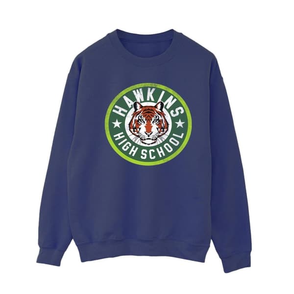 Netflix Womens/Ladies Stranger Things Hawkins Tiger Circle Sweatshirt