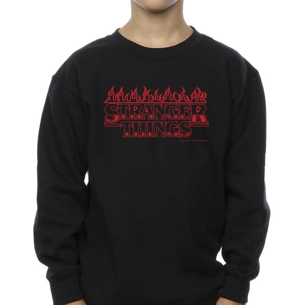 Netflix Boys Stranger Things Flames Sweatshirt