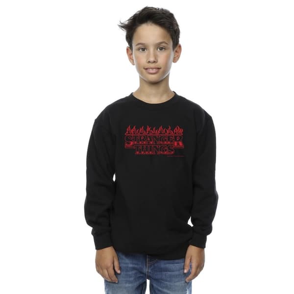 Netflix Boys Stranger Things Flames Sweatshirt