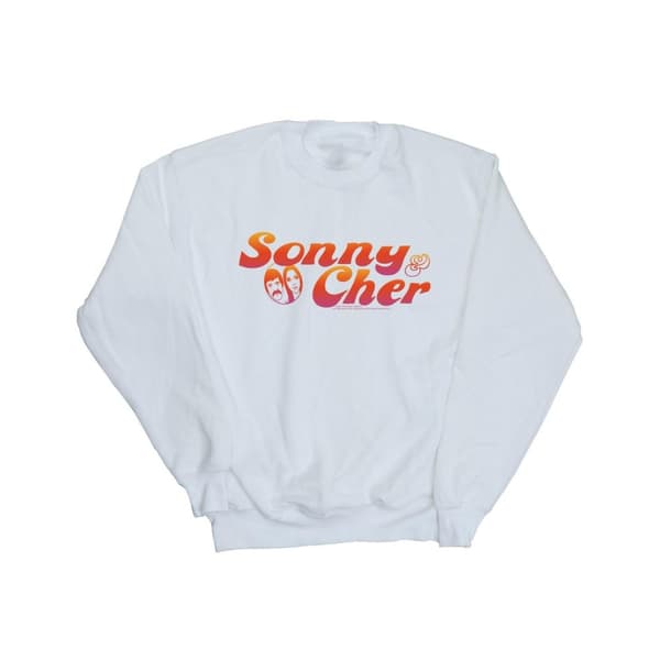 Sonny & Cher Sweatshirt med gradientlogotyp för herrar