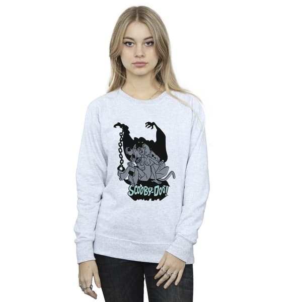 Scooby Doo Dam/Tjej Scared Jump Sweatshirt