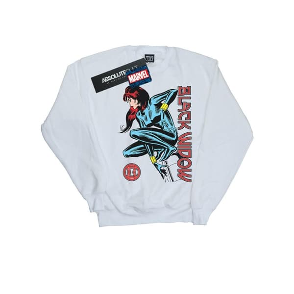 Marvel Womens/Ladies Black Widow In Action Sweatshirt