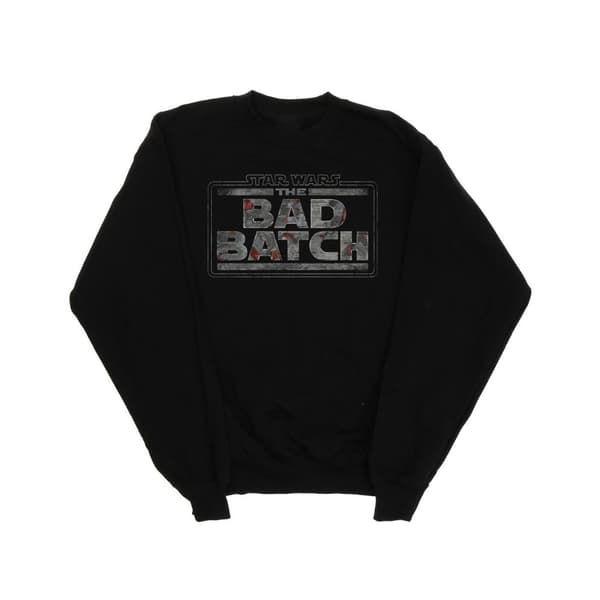 Star Wars Dam/Tjej The Bad Batch - Sweatshirt med texturerad logotyp