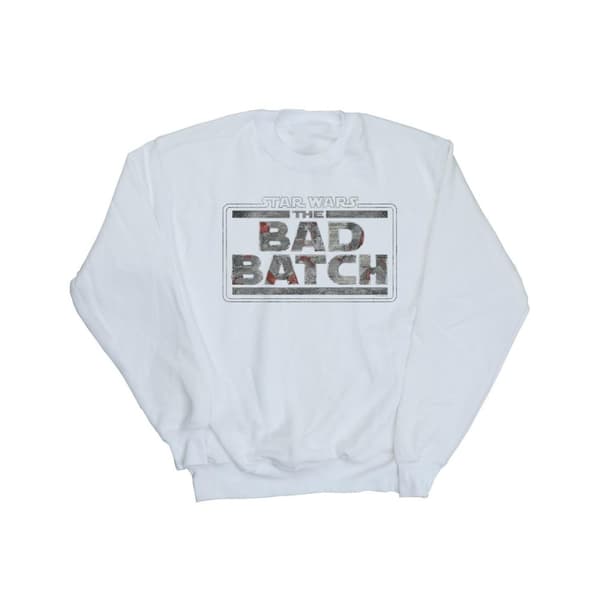 Star Wars Dam/Tjej The Bad Batch - Sweatshirt med texturerad logotyp