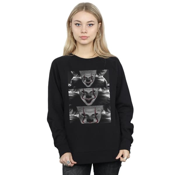 It Chapter 2 Womens/Ladies Pennywise Photo Close-Up Sweatshirt