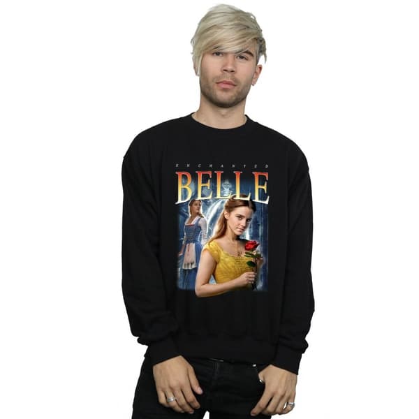 Disney Beauty And The Beast Belle Montage Sweatshirt, herr