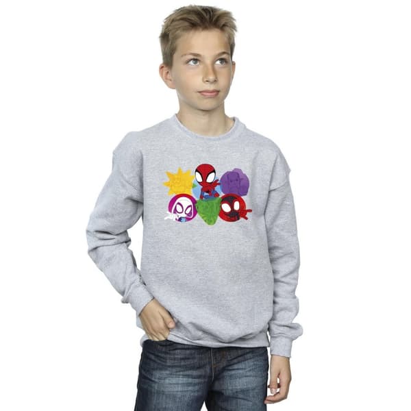 Marvel Pojkar Spidey And His Amazing Friends Faces Sweatshirt