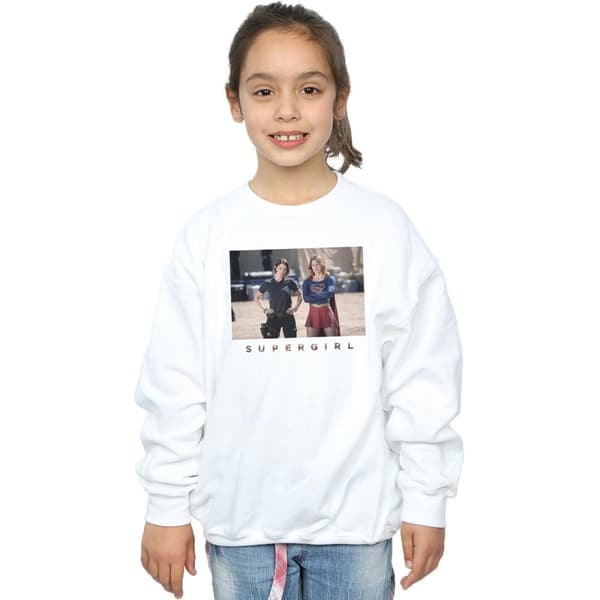 DC Comics Supergirl TV Series Sisters Photograph Sweatshirt för tjejer