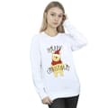 Miniatyrbillede 3 af 4: Disney Womens/Ladies Winnie The Pooh Happy Christmas Holly Sweatshirt