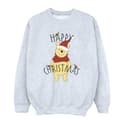 Miniatyrbillede 1 af 4: Disney Womens/Ladies Winnie The Pooh Happy Christmas Holly Sweatshirt