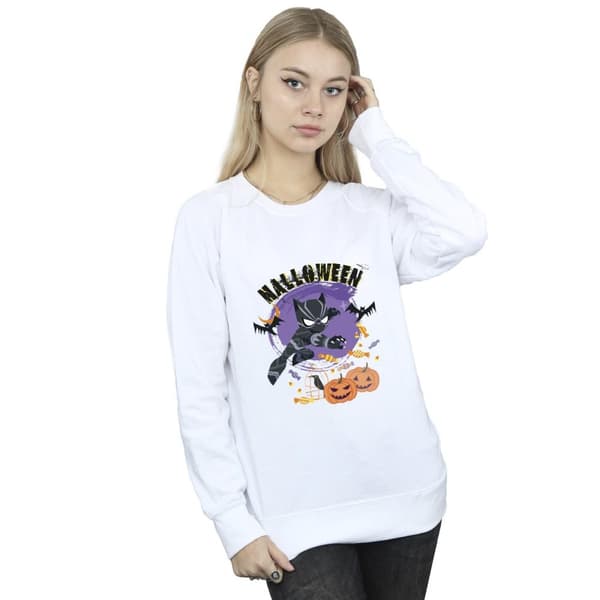 Marvel Womens/Ladies Black Panther Halloween Sweatshirt