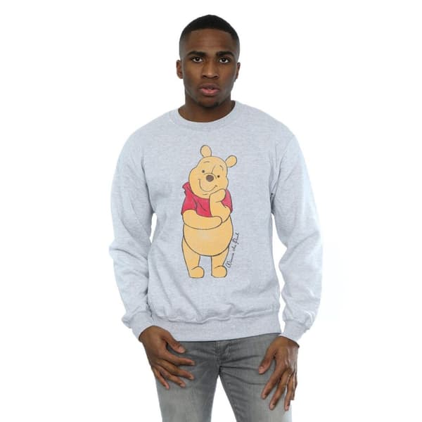 Disney Mens Winnie The Pooh Classic Pooh Sweatshirt