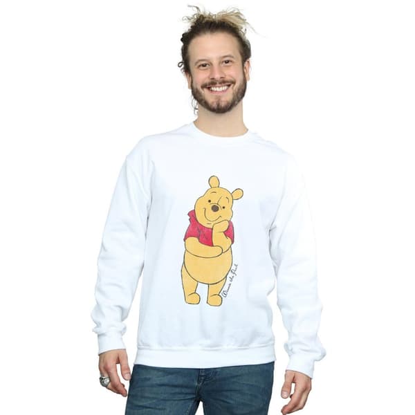 Disney Mens Winnie The Pooh Classic Pooh Sweatshirt