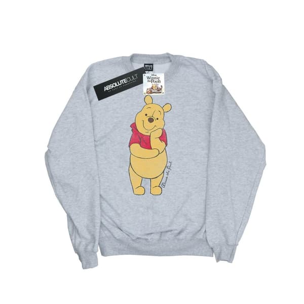Disney Mens Winnie The Pooh Classic Pooh Sweatshirt