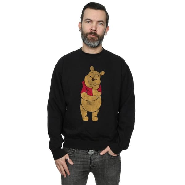 Disney Mens Winnie The Pooh Classic Pooh Sweatshirt