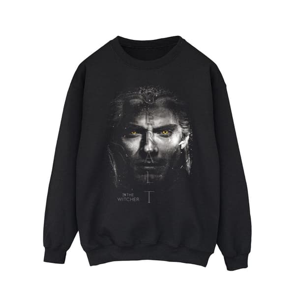 Netflix Mens The Witcher Geralt Stare Sweatshirt