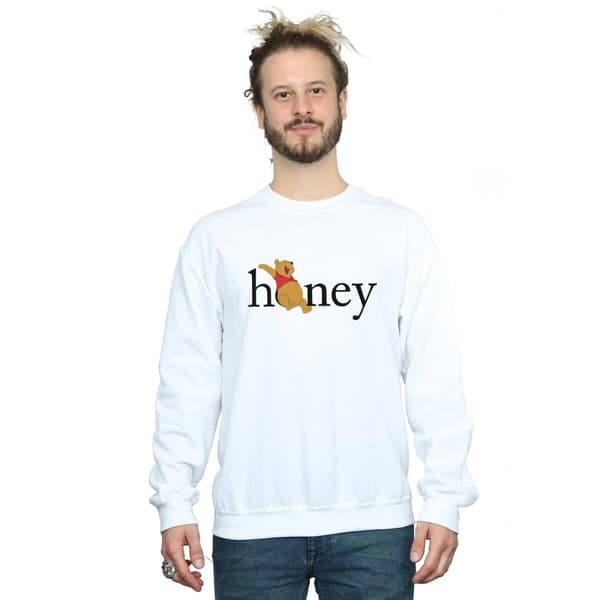 Disney Mens Winnie The Pooh Honey Sweatshirt