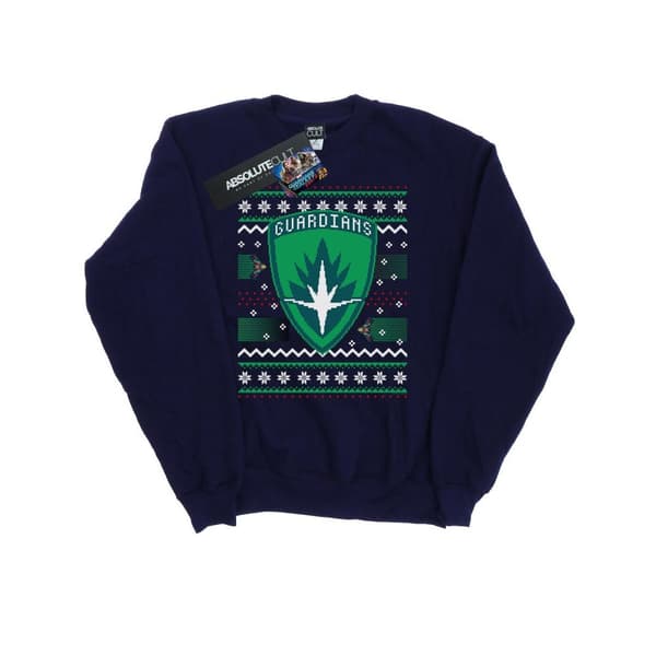 Marvel Mens Guardians Of The Galaxy Fair Isle Sweatshirt