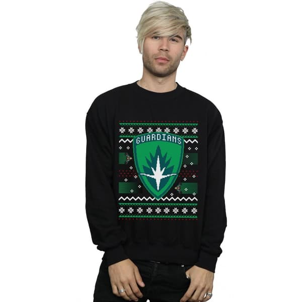 Marvel Mens Guardians Of The Galaxy Fair Isle Sweatshirt