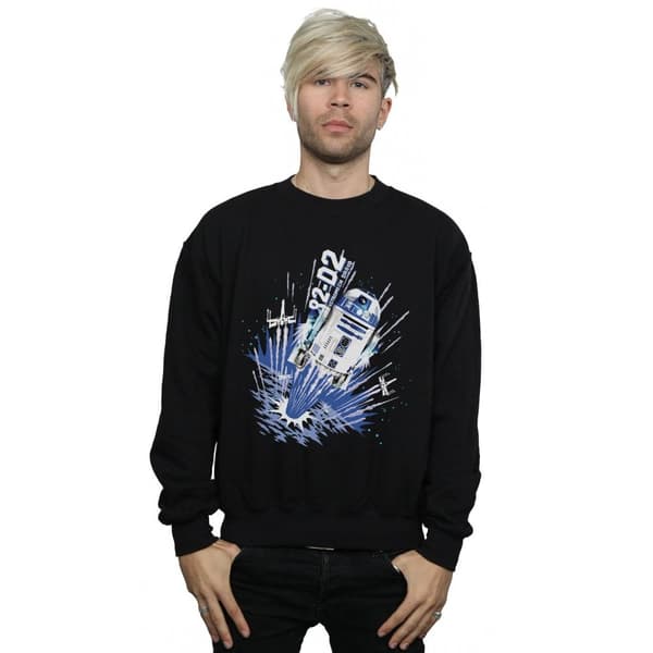 Star Wars Mens R2-D2 Blast Off Sweatshirt