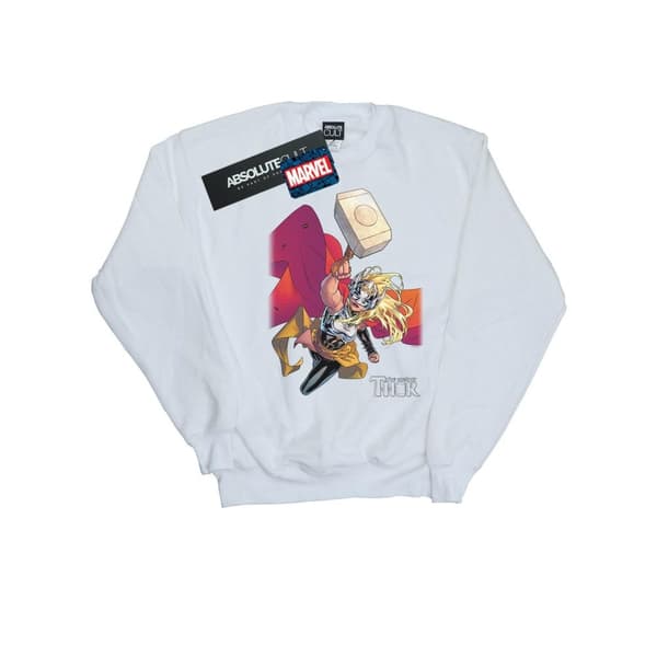 Marvel Girls The Mighty Thor Mjolnir Sweatshirt