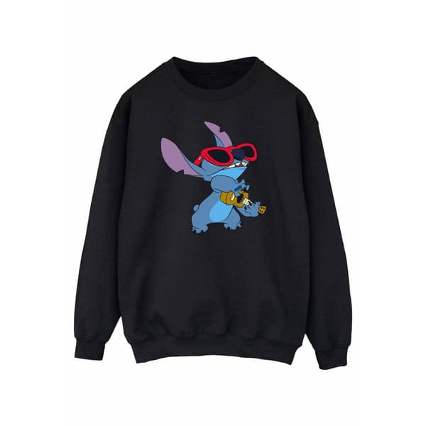 Disney Mens Lilo And Stitch Guitar Sweatshirt
