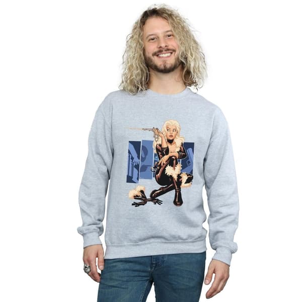 Marvel Mens Black Cat Cover Sweatshirt