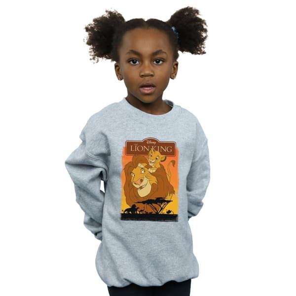 Disney Lejonkungen Simba och Mufasa - Sweatshirt för flickor