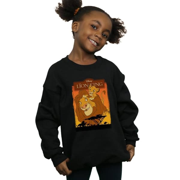 Disney Lejonkungen Simba och Mufasa - Sweatshirt för flickor