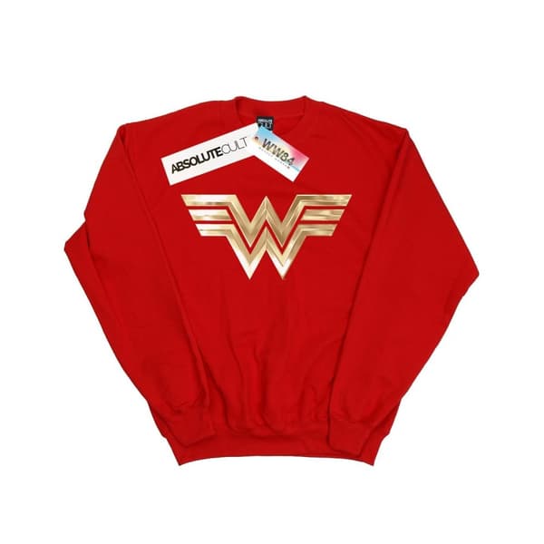 DC Comics Womens/Ladies Wonder Woman 84 Gold Emblem Sweatshirt
